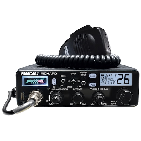 President Electronics 10 Meter RF-Power S-Meter Radio RICHARD